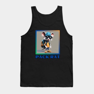 Funny camping core pack rat backpack hiker Tank Top